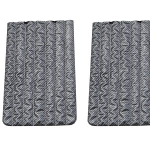 Black Carbon Fibre Dipped Mudflaps