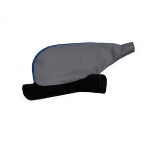 Grey With Blue Piping Handbrake Cover