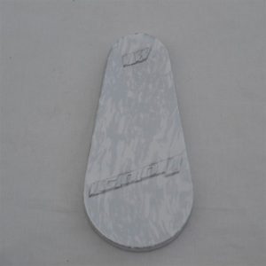 White and Silver Flame Dipped Pulley Covers